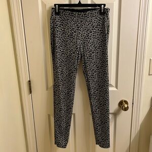 Cheetah Print Work Pants